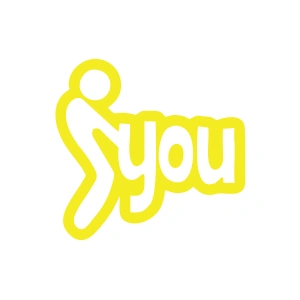 You Araba Sticker 17x17 Cm Sarı