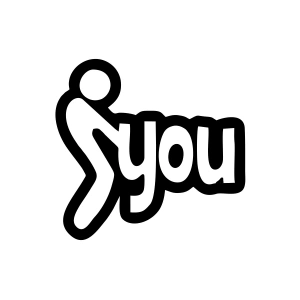 You Araba Sticker 17x17 Cm Siyah