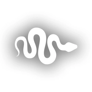 Yılan Araba Sticker 17x17 Cm Beyaz