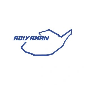 Adıyaman Harita Araba Sticker 17x17 Cm Mavi