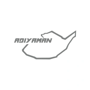 Adıyaman Harita Araba Sticker 17x17 Cm Gri