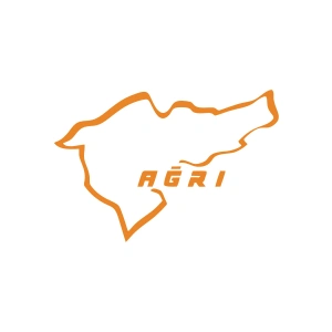 Ağrı Araba Sticker 17x17 Cm Turuncu