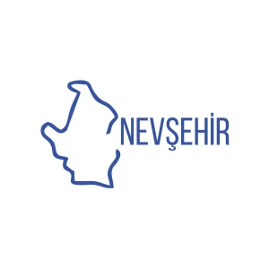 Nevşehir Harita Araba Sticker 17x17 Cm Mavi