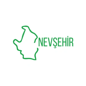 Nevşehir Harita Araba Sticker 17x17 Cm Yeşil