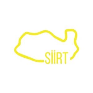Siirt Harita Araba Sticker 17x17 Cm Sarı