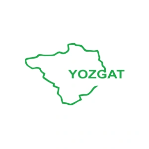Yozgat Harita Araba Sticker 17x17 Cm Yeşil