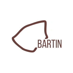 Bartın Harita Araba Sticker 17x17 Cm Kahverengi