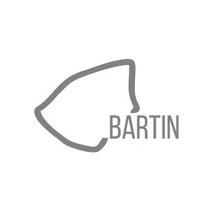 Bartın Harita Araba Sticker 17x17 Cm Gri