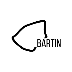 Bartın Harita Araba Sticker 17x17 Cm Siyah