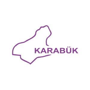 Karabük Harita Araba Sticker 17x17 Cm Mor