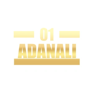 01 Adanalı Araba Sticker 17x17 Cm Gold