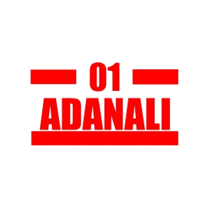 01 Adanalı Araba Sticker 17x17 Cm Kırmızı