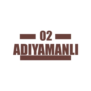 02 Adıyamanlı Araba Sticker 17x17 Cm Kahverengi