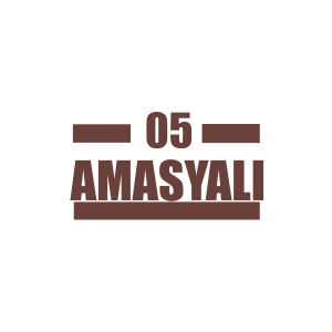 05 Amasyalı Araba Sticker 17x17 Cm Kahverengi