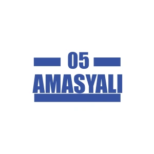 05 Amasyalı Araba Sticker 17x17 Cm Mavi