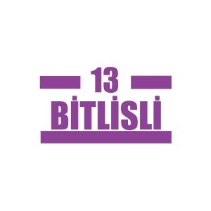 13 Bitlisli Araba Sticker 17x17 Cm Mor