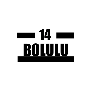 14 Bolulu Araba Sticker 17x17 Cm Siyah