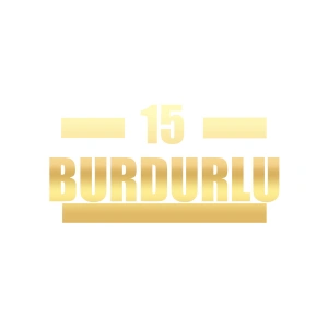 15 Burdurlu Araba Sticker 17x17 Cm Gold