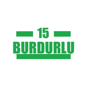 15 Burdurlu Araba Sticker 17x17 Cm Yeşil