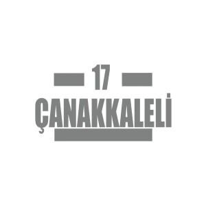 17 Çanakkaleli Araba Sticker 17x17 Cm Gri