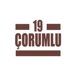 19 Çorumlu Araba Sticker 17x17 Cm Kahverengi