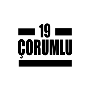 19 Çorumlu Araba Sticker 17x17 Cm Siyah