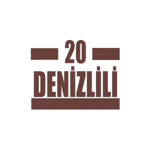 20 Denizlili Araba Sticker 17x17 Cm Kahverengi