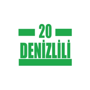20 Denizlili Araba Sticker 17x17 Cm Yeşil