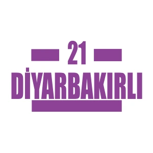 21 Diyarbakırlı Araba Sticker 17x17 Cm Mor