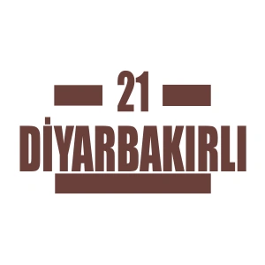 21 Diyarbakırlı Araba Sticker 17x17 Cm Kahverengi