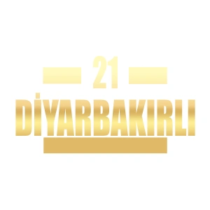 21 Diyarbakırlı Araba Sticker 17x17 Cm Gold