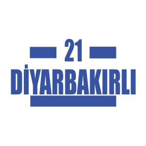 21 Diyarbakırlı Araba Sticker 17x17 Cm Mavi