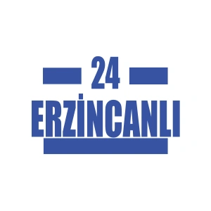 24 Erzincanlı Araba Sticker 17x17 Cm Mavi