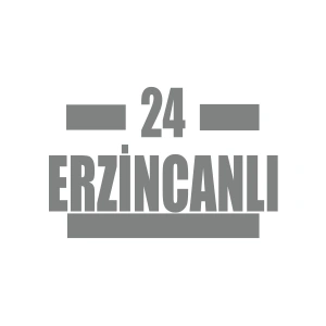 24 Erzincanlı Araba Sticker 17x17 Cm Gri