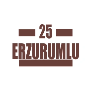 25 Erzurumlu Araba Sticker 17x17 Cm Kahverengi