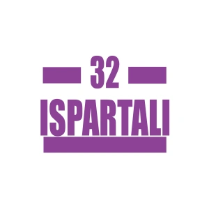 32 Ispartalı Araba Sticker 17x17 Cm Mor