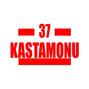 37 Kastamonu Araba Sticker 17x17 Cm Kırmızı