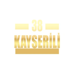 38 Kayserli Araba Sticker 17x17 Cm Gold