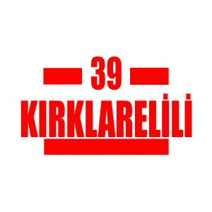 39 Kırklarelili Araba Sticker 17x17 Cm Kırmızı