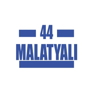 44 Malatyalı Araba Sticker 17x17 Cm Mavi