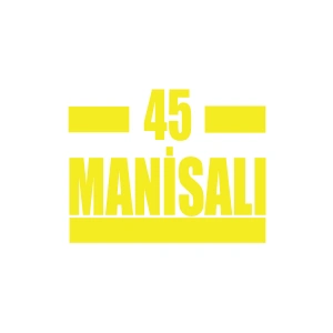 45 Manisalı Araba Sticker 17x17 Cm Sarı