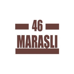 46 Maraşlı Araba Sticker 17x17 Cm Kahverengi