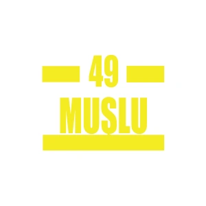 49 Muşlu Araba Sticker 17x17 Cm Sarı