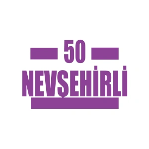 50 Nevşehirli Araba Sticker 17x17 Cm Mor