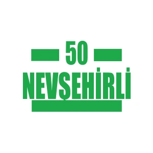 50 Nevşehirli Araba Sticker 17x17 Cm Yeşil