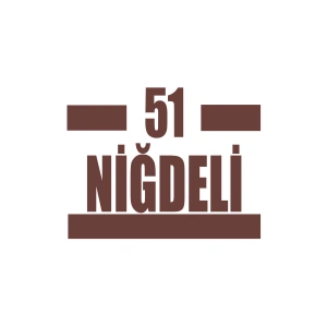 51 Niğdeli Araba Sticker 17x17 Cm Kahverengi