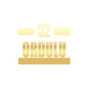 52 Ordulu Araba Sticker 17x17 Cm Gold