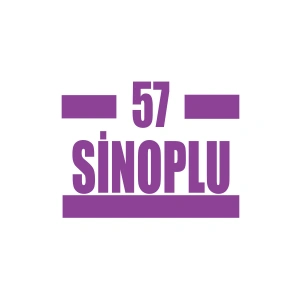 57 Sinoplu Araba Sticker 17x17 Cm Mor