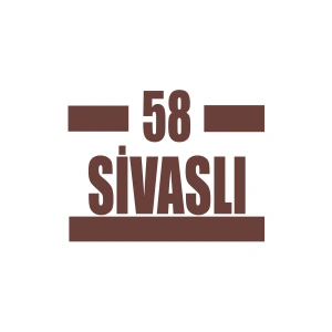 58 Sivaslı Araba Sticker 17x17 Cm Kahverengi