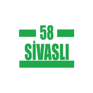58 Sivaslı Araba Sticker 17x17 Cm Yeşil